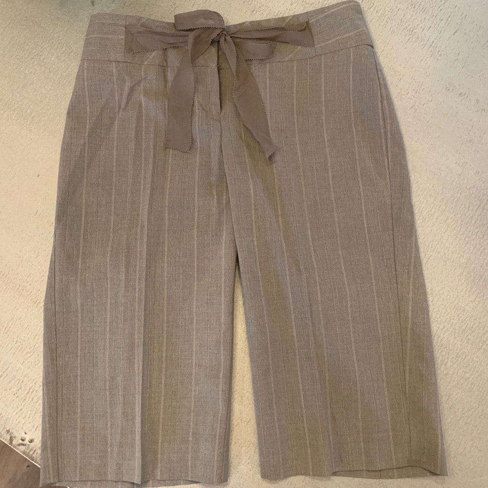 White House Black market long dress short with tie